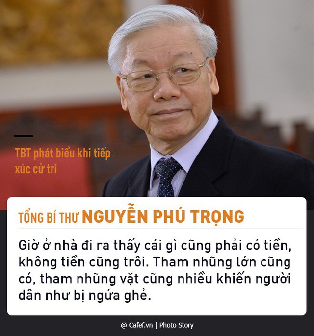  Tổng Bí thư Nguyễn Phú Trọng và những câu nói nổi tiếng về chống tham nhũng  - Ảnh 1.