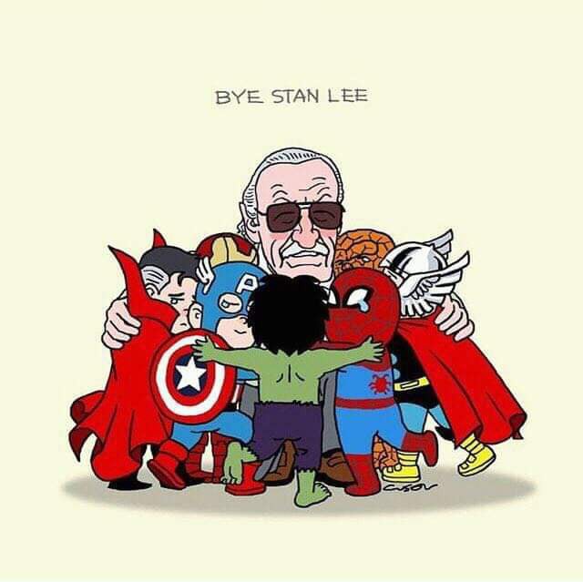 Đây là cách fan hâm mộ khắp nơi tưởng nhớ Stan Lee, tượng đài của nền truyện tranh hiện đại - Ảnh 7. Đây là cách fan hâm mộ khắp nơi tưởng nhớ Stan Lee, tượng đài của nền truyện tranh hiện đại - Ảnh 7.