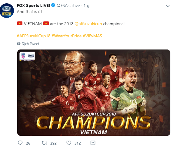 Báo Malaysia và quốc tế nói gì khi tuyển Việt Nam vô địch AFF Cup 2018? - Ảnh 4.