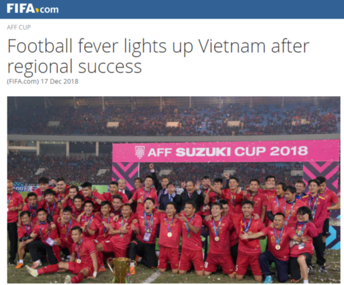 Liên đoàn bóng đá thế giới: Đây là kỷ nguyên thành công chưa từng có trong lịch sử bóng đá Việt Nam - Ảnh 1.