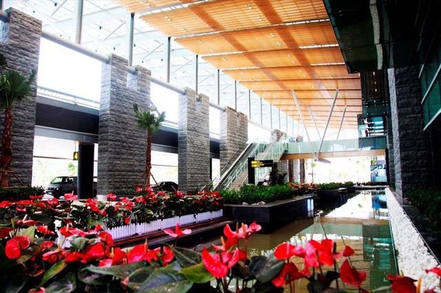  Choáng ngợp nhà ga xanh như khách sạn 5 sao ở Sân bay Vân Đồn  - Ảnh 1.