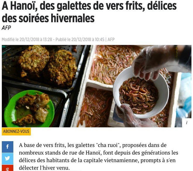 món ngon mùa đông hà nội - Món ngon mùa đông Hà Nội xuất hiện lung linh trên báo Pháp nhưng nhiều người vẫn không dám ăn vì lý do này - photo món ngon mùa đông hà nội - photo 1 1545526896849798644483 - Món ngon mùa đông Hà Nội xuất hiện lung linh trên báo Pháp nhưng nhiều người vẫn không dám ăn vì lý do này
