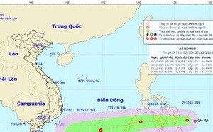  Áp thấp sẽ mạnh lên thành bão, tăng tốc giật cấp 10 hướng về Nam Bộ - Ảnh 2.