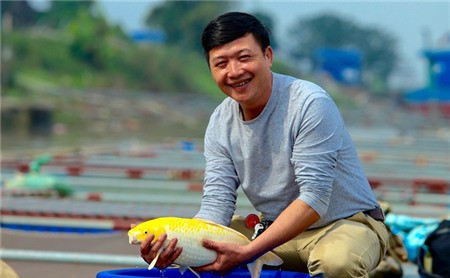 Đáng nể ông chủ Sông Hồng Koi Farm sản xuất 10 tấn cá cảnh/năm, thu tiền tỷ - Ảnh 4.