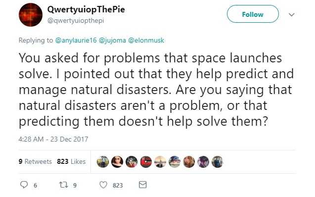 Một bà chị chỉ trích Elon Musk vì sao không dành tiền phóng tên lửa để đi từ thiện, ngay lập tức bị cư dân mạng lên án - Ảnh 13.