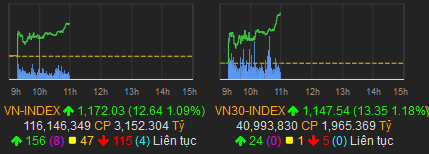 Sau 11 năm chờ đợi, cuối cùng VN-Index cũng đã vượt đỉnh 1.170 lịch sử - Ảnh 1.