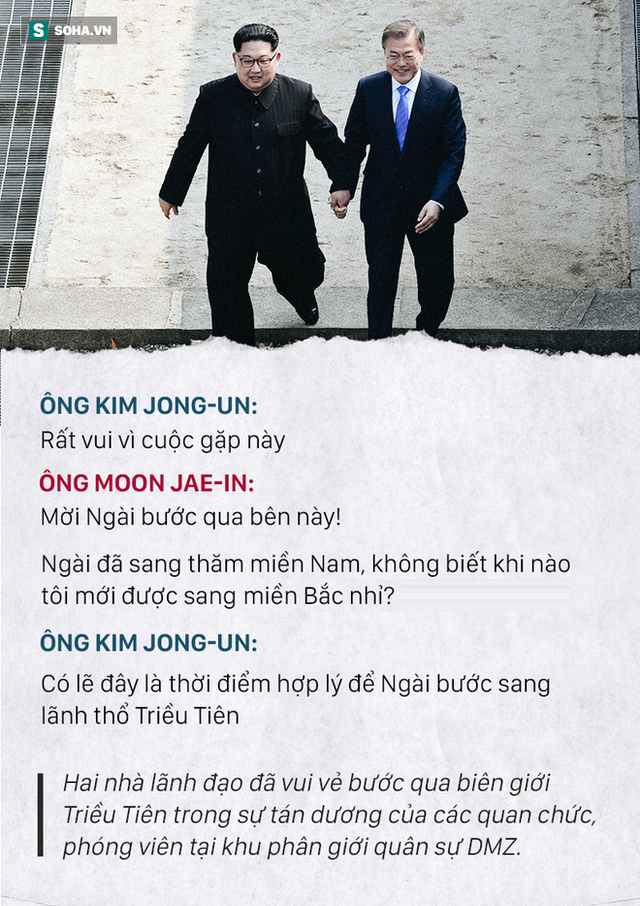  Những đoạn đối thoại thú vị giữa 2 ông Kim Jong-un và Moon Jae-in ở thượng đỉnh liên Triều  - Ảnh 2.