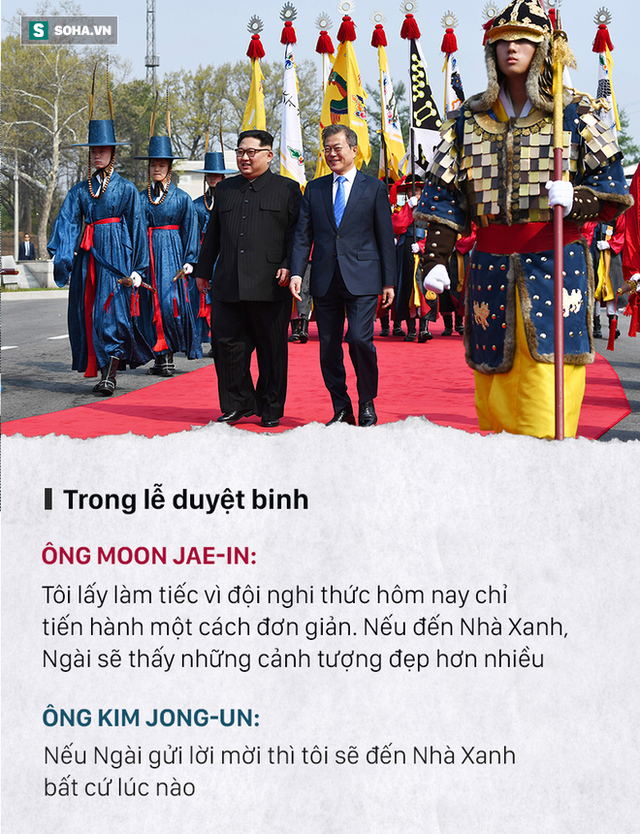  Những đoạn đối thoại thú vị giữa 2 ông Kim Jong-un và Moon Jae-in ở thượng đỉnh liên Triều  - Ảnh 3.