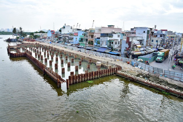  Cận cảnh dự án chống ngập 10.000 tỷ đồng ở Sài Gòn dừng thi công - Ảnh 6.