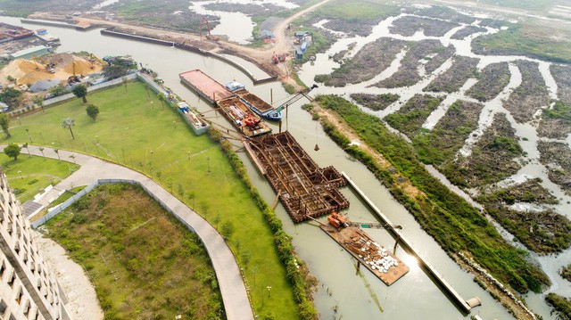  Cận cảnh dự án chống ngập 10.000 tỷ đồng ở Sài Gòn dừng thi công - Ảnh 10.
