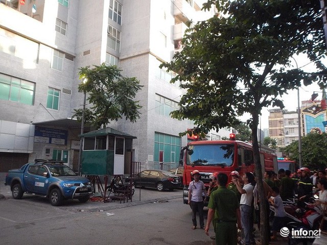  Hà Nội: Cháy tại toà chung cư CT3 Bắc Hà trên đường Nguyễn Trãi  - Ảnh 4.