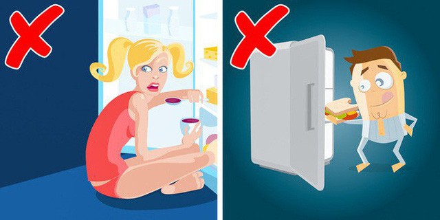6 sai lầm trước khi ngủ khiến chúng ta tăng cân vào ban đêm - Ảnh 2. 6 sai lầm trước khi ngủ khiến chúng ta tăng cân vào ban đêm - Ảnh 2.