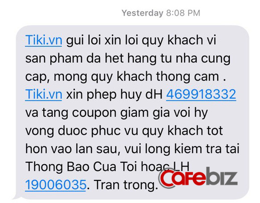 Đặt hàng khi Tiki tung chương trình khuyến mãi mùa hè, nữ khách xinh đẹp đợi suốt 10 ngày để rồi được thông báo “Sản phẩm đã hết hàng” - Ảnh 2.