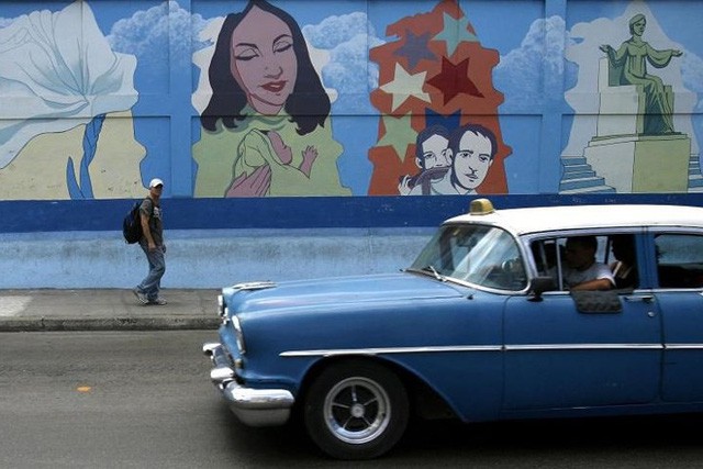 Ảnh: Vẻ đẹp hớp hồn của các xe ô tô cổ trên các góc phố nẻo đường Cuba - Ảnh 14.