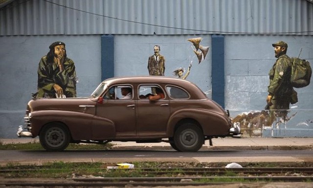 Ảnh: Vẻ đẹp hớp hồn của các xe ô tô cổ trên các góc phố nẻo đường Cuba - Ảnh 5.