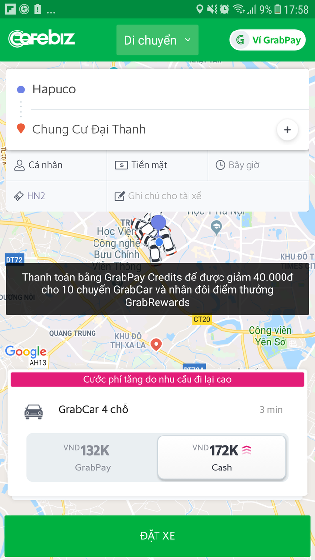Những lúc trời chiều giông bão ở Hà Nội, gọi xe qua ứng dụng Việt VATO, FastGo giá chỉ bằng 1/3 Grab - Ảnh 1.