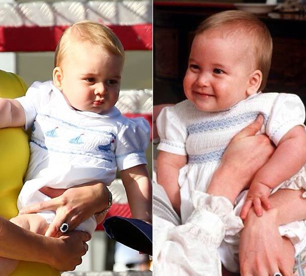 Những khoảnh khắc giống nhau như 2 giọt nước giữa Hoàng tử George và bố William - Ảnh 1.