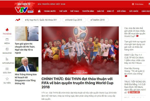  CHÍNH THỨC: VTV công bố sở hữu bản quyền World Cup 2018  - Ảnh 1.