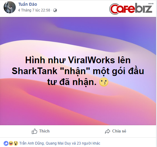 Cộng đồng startup rộ nghi vấn làm game trên Shark Tank: Số liệu tài chính không rõ mà 5 Shark đã tranh nhau rót tiền, đại diện pháp luật ViralWorks lại là gương mặt rất quen - Ảnh 4.