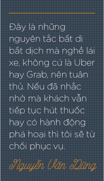 Trò chuyện với tài xế Uber “6 sao” đầu tiên ở Việt Nam: Cõng khách vượt qua quãng đường ngập, trong xe lúc nào cũng có sẵn khăn ướt, nước uống, dù phòng bị cho khách - Ảnh 8.