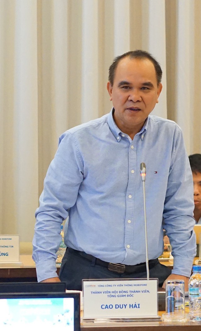  Ông Cao Duy Hải thôi giữ chức Tổng giám đốc MobiFone  - Ảnh 1.