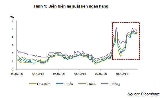 BVSC: Lãi suất đã và đang chịu áp lực tăng trong ngắn hạn - Ảnh 1.