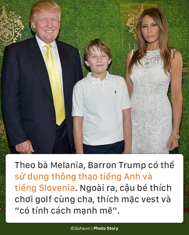 [PHOTO STORY] Con trai út của TT Trump: Thích vest, hay chơi golf, 12 tuổi cao gần 1,9m  - Ảnh 2.