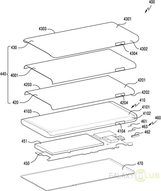 Samsung đăng ký bằng sáng chế smartphone không khung, màn cong tràn viền từ mặt trước ra mặt sau - Ảnh 3.