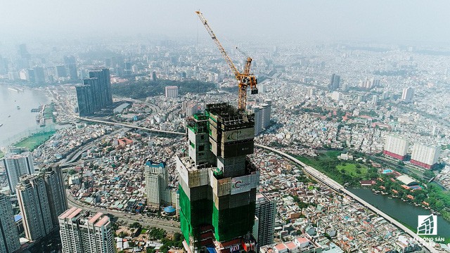 Những hình ảnh mới nhất về tòa nhà cao nhất Việt Nam trước ngày cất nóc  - Ảnh 4.