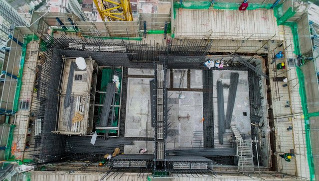 Cận cảnh tòa tháp cao nhất Việt Nam Landmark 81 chuẩn bị cất nóc - Ảnh 5. Cận cảnh tòa tháp cao nhất Việt Nam Landmark 81 chuẩn bị cất nóc - Ảnh 5.