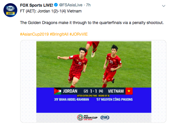 Báo nước ngoài đồng loạt đưa tin Việt Nam vào tứ kết: Rồng vàng Châu Á, sẽ đánh bại Nhật Bản ở Asian Cup - Ảnh 7.