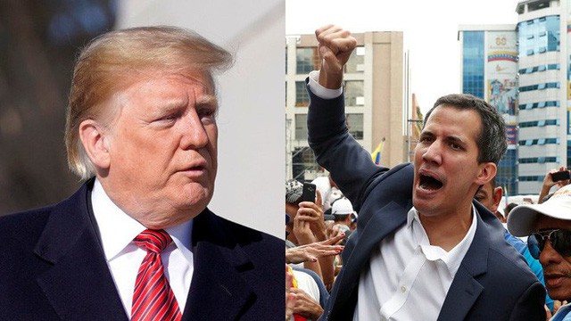 Caracas chấn động, ông Trump thừa nhận và ủng hộ mạnh mẽ Tổng thống lâm thời tự xưng của Venezuela - Ảnh 1.