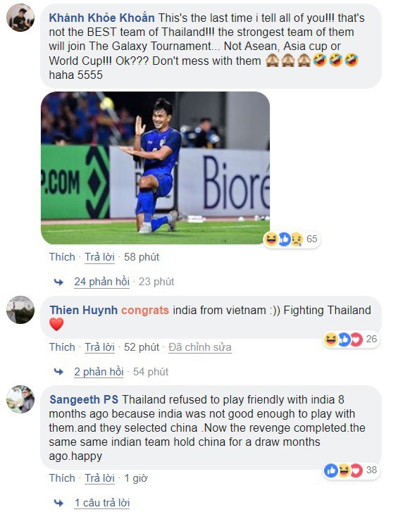 Thái Lan thua sấp mặt trận ra quân, fan Việt hùa cùng fan Ấn Độ dìm người láng giềng xuống đáy - Ảnh 2.