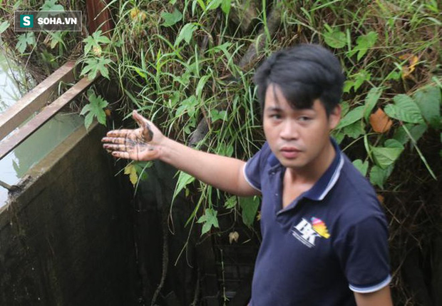  Nhân chứng kể việc phát hiện dầu thải đổ trộm xuống suối đầu nguồn nhà máy nước sông Đà  - Ảnh 2.