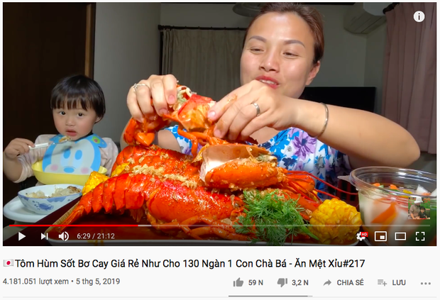 Hiện tượng MXH Quỳnh Trần JP đang sở hữu 4 video khủng nhất nhì giới Youtube ẩm thực Việt: toàn món đắt tiền, mukbang đúng kiểu “dạ dày không đáy” - Ảnh 12.