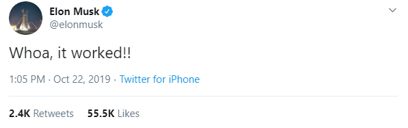 Elon Musk đăng bài Twitter bằng vệ tinh cấp Internet của mình: Ôi chao, nó hoạt động rồi này - Ảnh 2. Elon Musk đăng bài Twitter bằng vệ tinh cấp Internet của mình: Ôi chao, nó hoạt động rồi này - Ảnh 2.