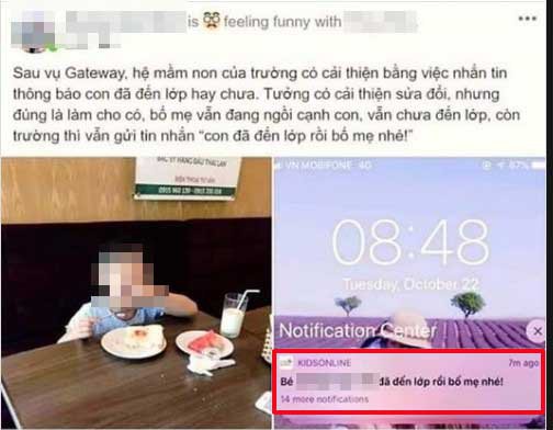 Đang ngồi ăn sáng cùng con, bố bất ngờ nhận tin nhắn thông báo từ trường Sakura - cùng hệ thống Gateway: Con đã đến lớp rồi bố mẹ nhé - Ảnh 1. Đang ngồi ăn sáng cùng con, bố bất ngờ nhận tin nhắn thông báo từ trường Sakura - cùng hệ thống Gateway: Con đã đến lớp rồi bố mẹ nhé - Ảnh 1.