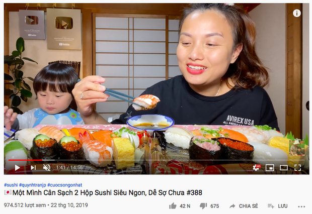 Đẳng cấp của Quỳnh Trần JP - Youtuber ẩm thực đang hot nhất MXH: 5 ngày ra 5 video mukbang, thu về gần 6 triệu views nhanh ngỡ ngàng - Ảnh 4.