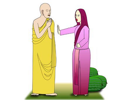  Sai 2 môn đồ đi xin dưa với 2 kết quả khác nhau, Đức Phật nói lý do khiến họ ngỡ ngàng - Ảnh 1.