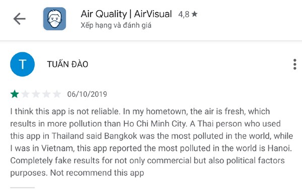 Vì sao ứng dụng AirVisual bị chặn ở Việt Nam? - Ảnh 3.