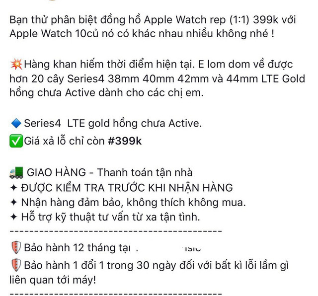 Apple Watch xuất hiện nhan nhản trên thị trường với giá chưa tới 500.000 đồng - Ảnh 2. Apple Watch xuất hiện nhan nhản trên thị trường với giá chưa tới 500.000 đồng - Ảnh 2.