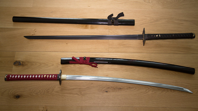 Samurai , sword , Japan , shadow | Wallpapers.ai