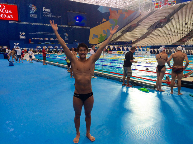 sea games 30 - Nam thần Việt kiều của tuyển bơi lội Việt Nam dự SEA Games 30: Thạc sĩ kinh tế tại Mỹ, bụng 8 múi, biết nấu món Việt - photo sea games 30 - photo 1 1573090985344876030478 - Nam thần Việt kiều của tuyển bơi lội Việt Nam dự SEA Games 30: Thạc sĩ kinh tế tại Mỹ, bụng 8 múi, biết nấu món Việt