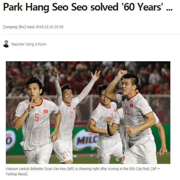 Người Hàn Quốc phát cuồng với chức vô địch SEA Games đầu tiên của Việt Nam, nửa triệu người ùa vào comment chúc mừng - Ảnh 2.