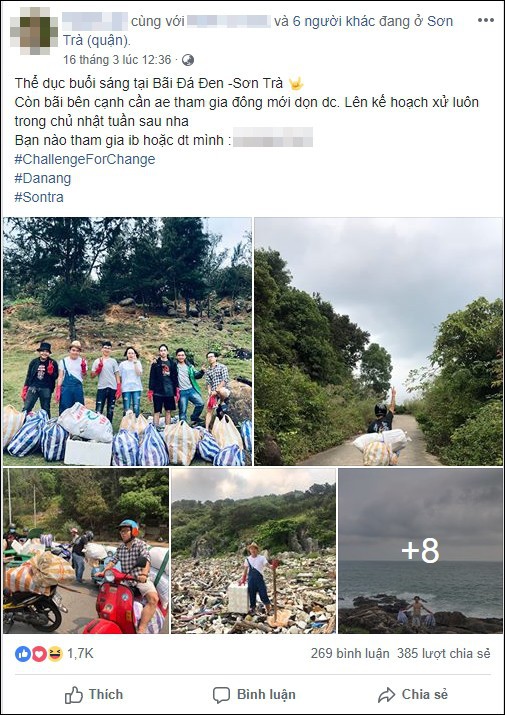 Thử thách dọn rác tại đảo Sơn Trà: Trả lại một bãi đá hoang sơ từ biển rác, tuyên truyền ý nghĩa về du lịch có trách nhiệm - Ảnh 2.