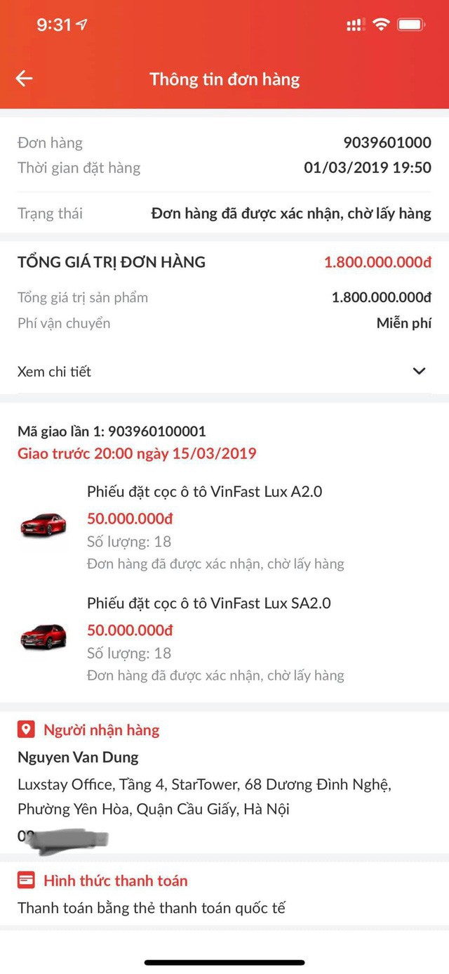  Giám đốc điều hành của startup Việt từng huy động 3 triệu USD chơi lớn, đặt mua 36 xe VinFast hơn 42 tỷ đồng, tiện rao bán luôn Mercedes S500  - Ảnh 3.