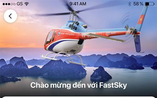 FastGo công bố dịch vụ di chuyển bằng máy bay, ngày 25/4 sẽ bay chính thức, nhưng không đề cập đến việc được cấp phép hay chưa