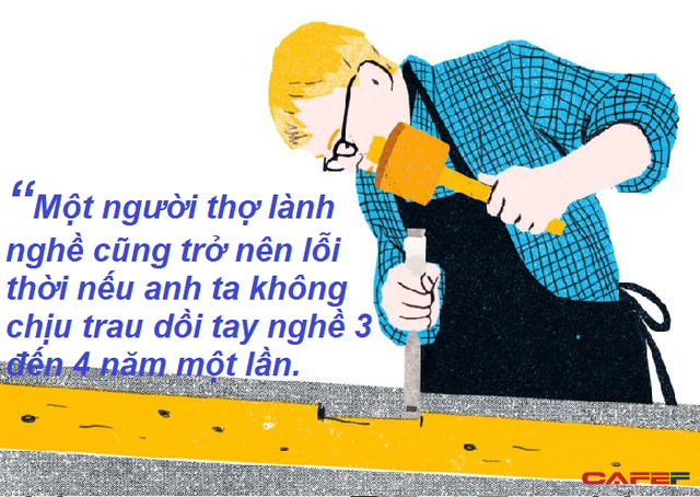  Đến kiến thức cũng có hạn sử dụng, sớm thỏa mãn với bản thân là tự biến mình thành cỗ máy già nua lỗi thời: Không đổi mới liên tục bạn sẽ mãi đừng bên lề cuộc sống, muôn đời không thể thành công  - Ảnh 1.