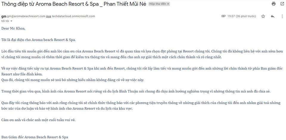 Khoa Pug lên tiếng vụ Aroma Resort: Đã nhận lời xin lỗi từ Aroma, mong cộng đồng đừng tẩy chay, “tiệt đường sống của họ” - Ảnh 1. Khoa Pug lên tiếng vụ Aroma Resort: Đã nhận lời xin lỗi từ Aroma, mong cộng đồng đừng tẩy chay, “tiệt đường sống của họ” - Ảnh 1.