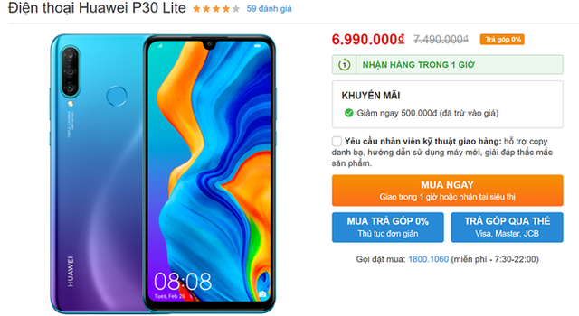 Cơn bão giảm giá quét qua, điện thoại Huawei tiếp tục lao dốc không phanh - Ảnh 3. Cơn bão giảm giá quét qua, điện thoại Huawei tiếp tục lao dốc không phanh - Ảnh 3.
